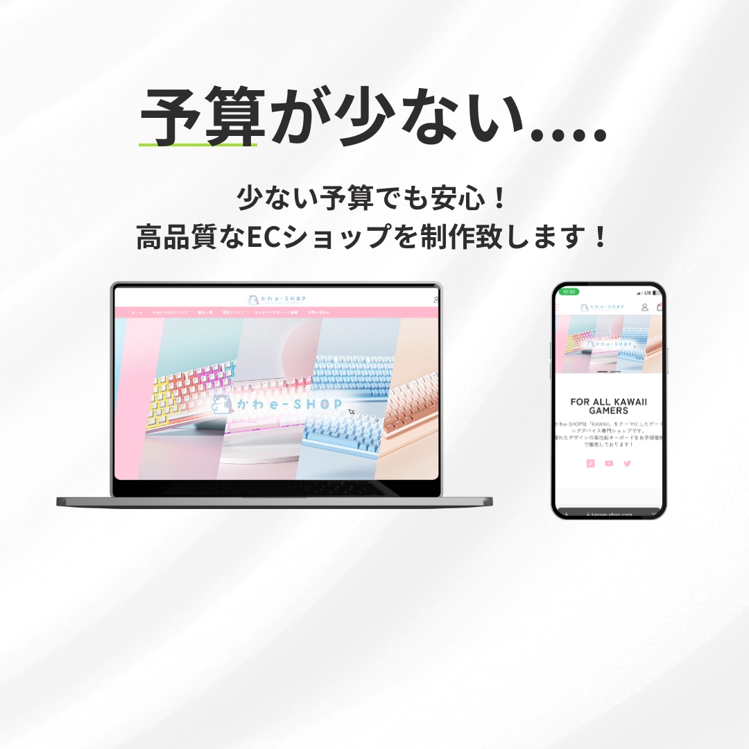 Shopifyで本格的なECサイトを構築します 構築だけで終わらず運用面のサポートもバッチリ！ イメージ3