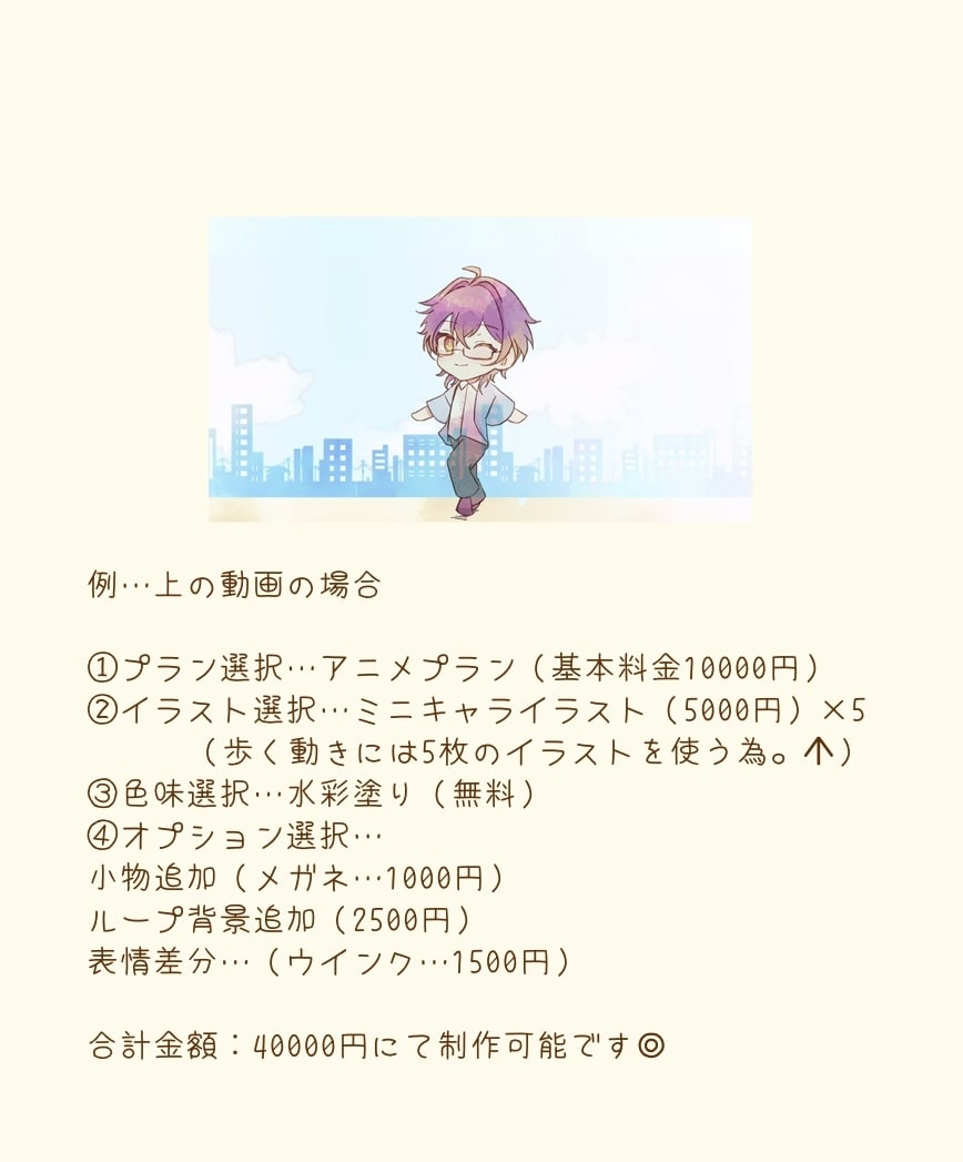 アニメーション動画、オリジナルMV作ります イラストから動画編集まで！YouTube待機画面等に イメージ10