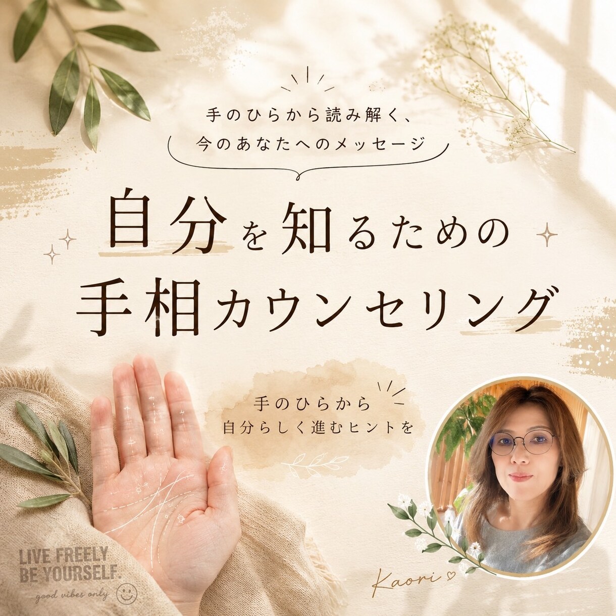 自分を知るための手相おみくじお届けします 自分らしく進むためのヒントをお届けします イメージ1