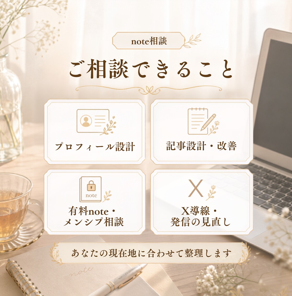 noteを診断し収益化・note運用を助言します 8000フォロワー超えのnoterが個別分析します イメージ3