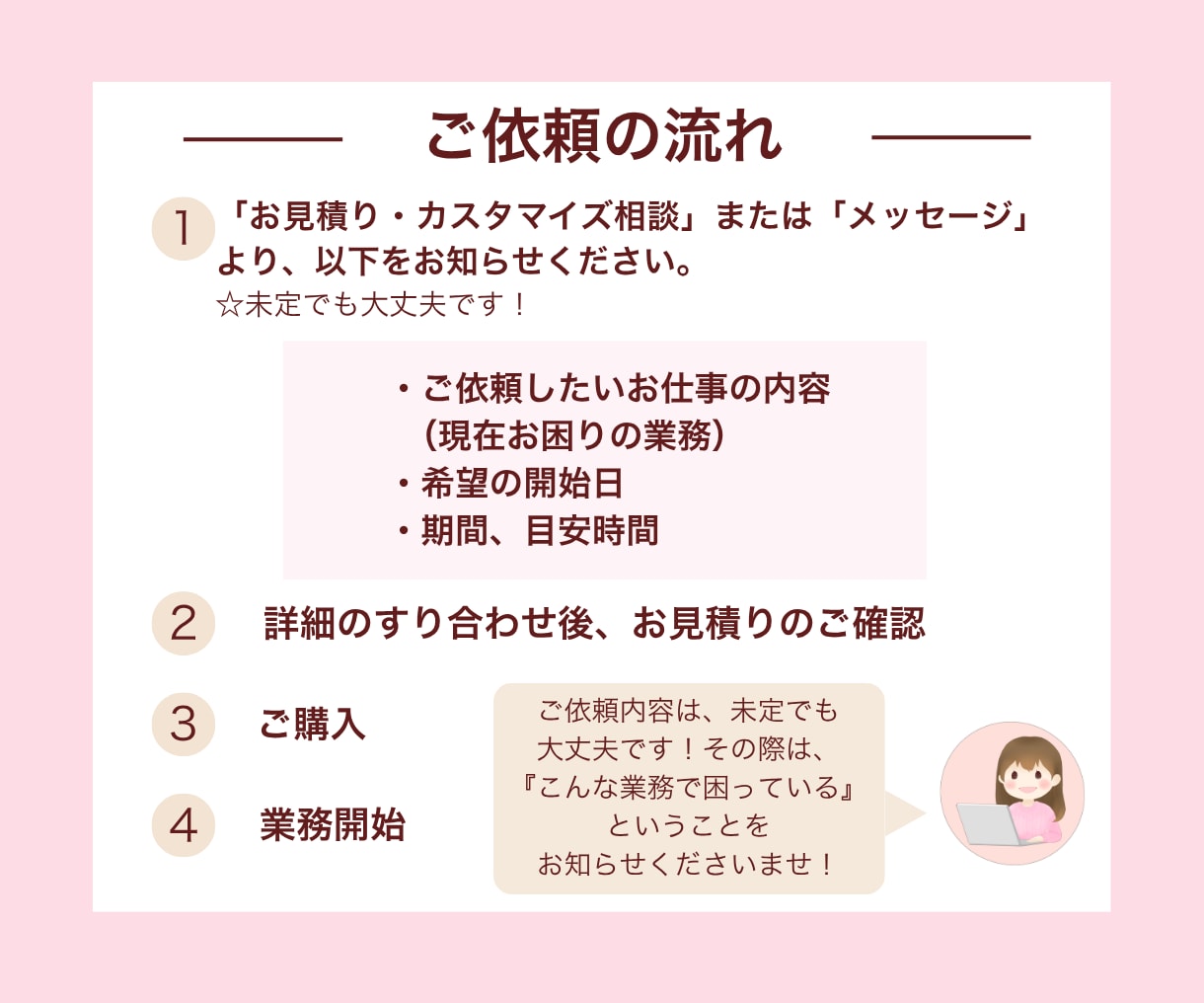 １か月10時間☆秘書があなたを全力でサポートします データ入力、画像・資料作成等|手放したい業務お任せください！ イメージ3
