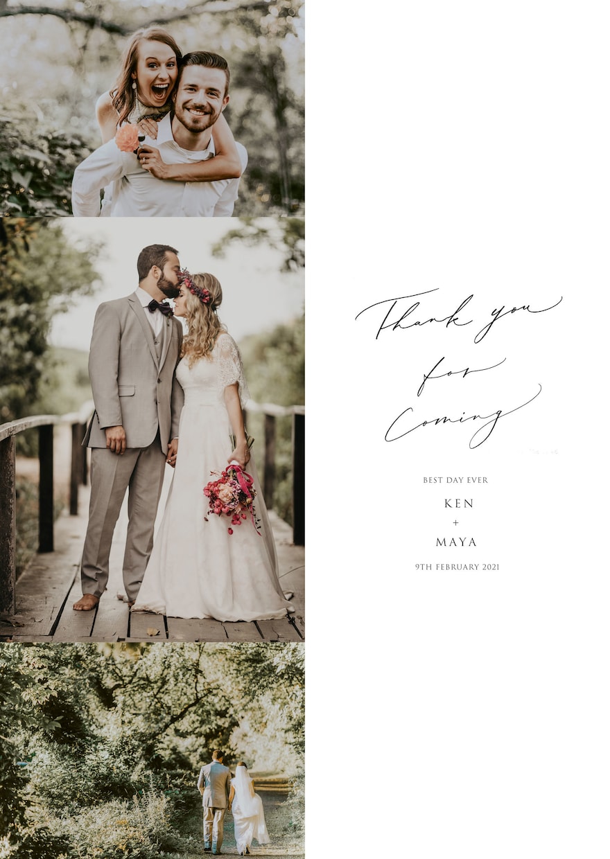 写真加工付き！結婚式ウェルカムボード作成します 選べる!データ渡しorポスター印刷。お気に入り写真ボード イメージ2