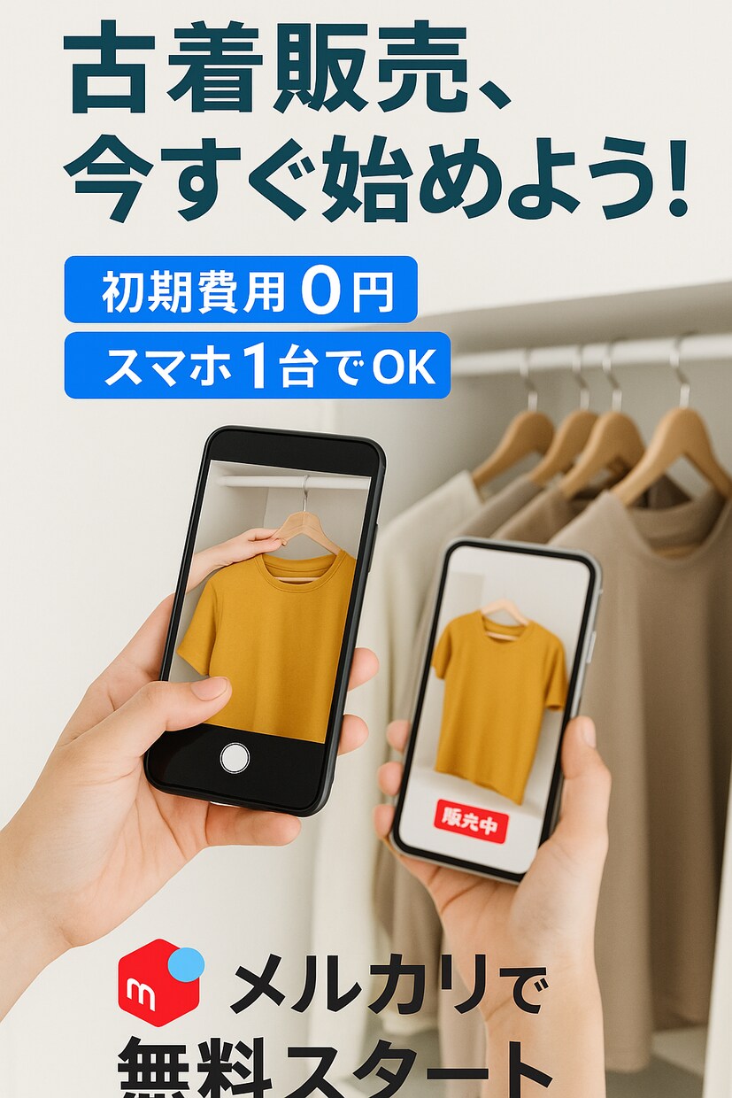 0円から始められるメルカリ副業を教えます スクール代、一番始めの仕入れ代無料。売れたら払うシステム。 イメージ2