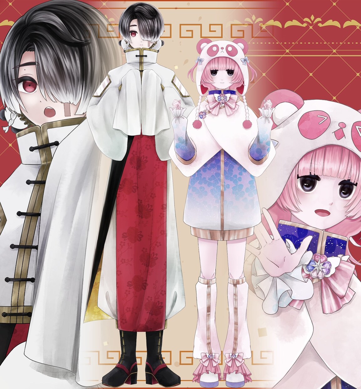 キービジュアル等に使える立ち絵イラストを制作します 大切なキャラクターの個性を引き出し命を吹き込みます！ イメージ1