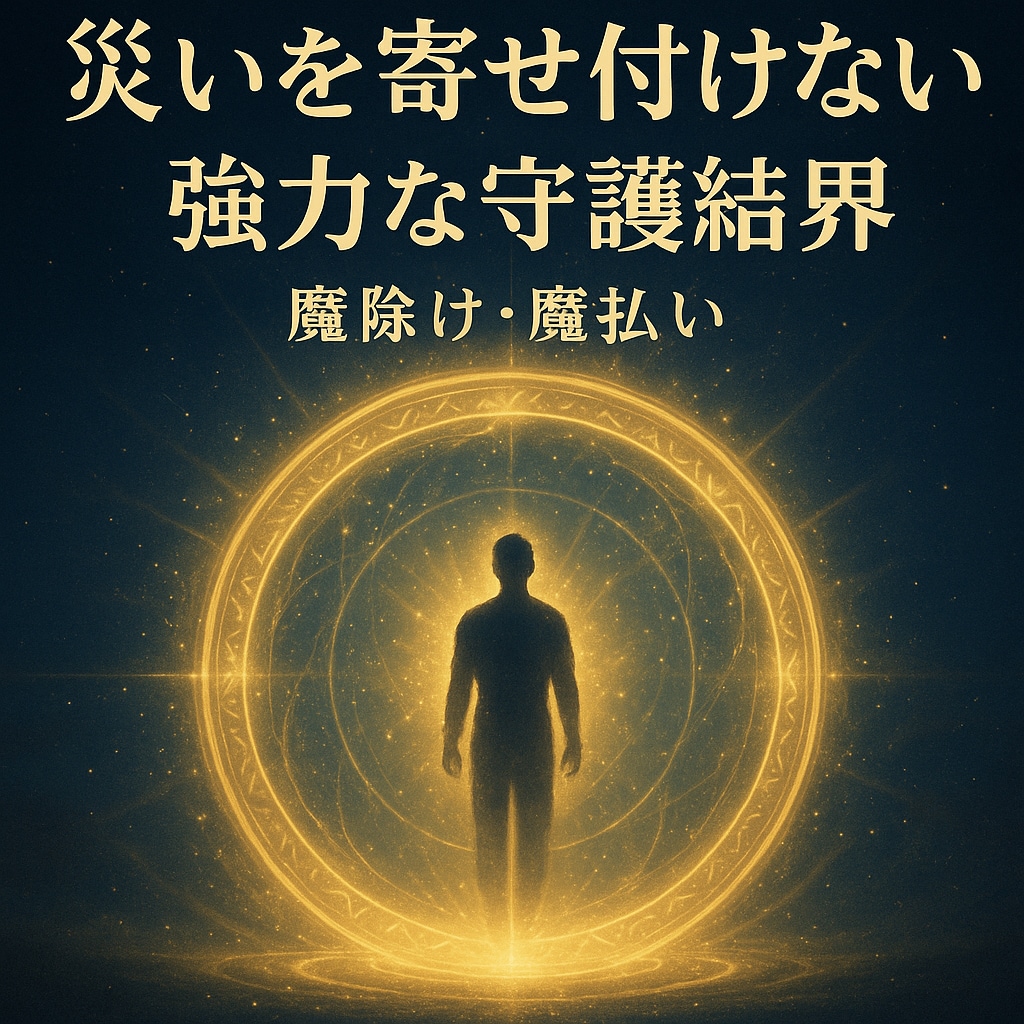 魔除け結界と魔払いで降りかかる災いを断ち切ります 不運の流れを終わらせ、安心して眠れる日常へ導くための結界施術 イメージ1
