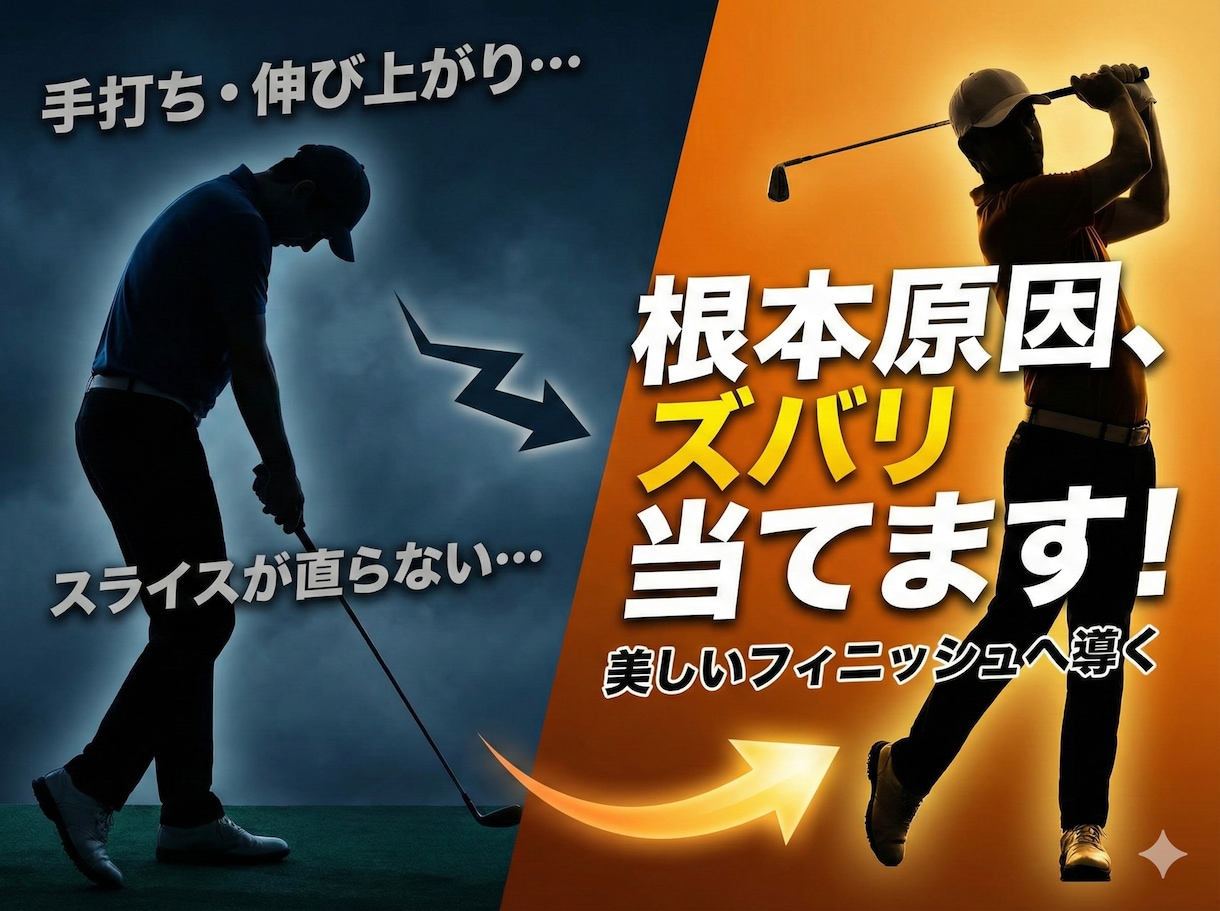 1日50人指導の現役コーチが動画のみで診断します 圧倒的経験値！あなたのスイングの「癖」と改善点を見抜く イメージ5