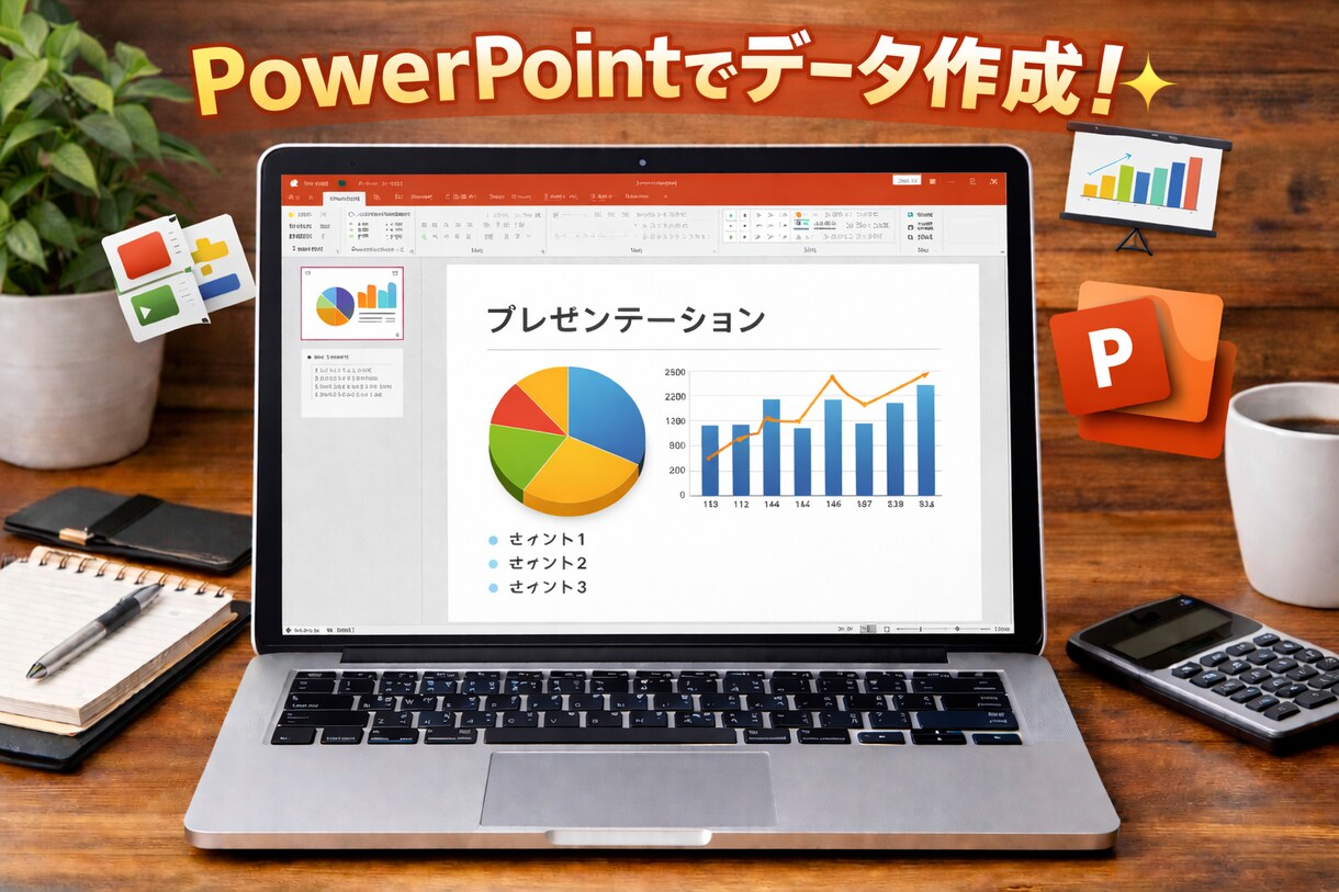 パワポの資料作成、ブラッシュアップをします 見ますく、伝わりやすい内容にさせていただきます。 イメージ1