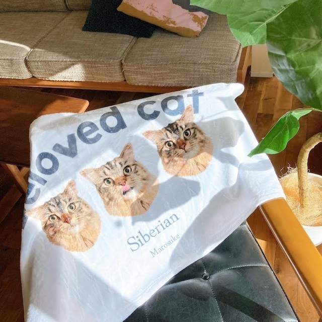 うちの子ペット写真でブランケットを作成します 犬・猫のお写真から作るふわもちオリジナルグッズ イメージ2