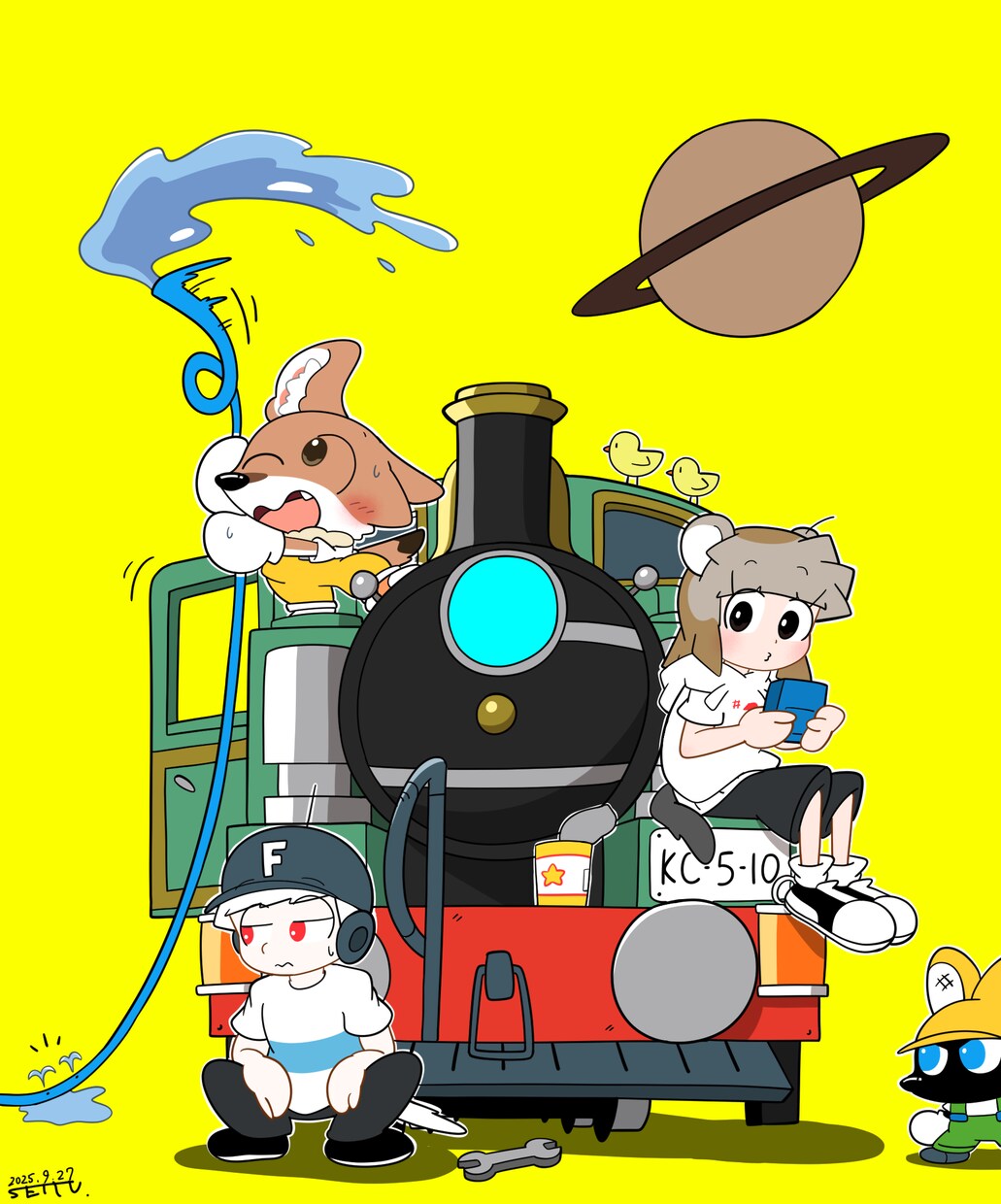 ポップでかわいい!カートゥーンなイラスト描きます 雑誌の挿絵製作経験のあるイラストレーターが描きます! イメージ6