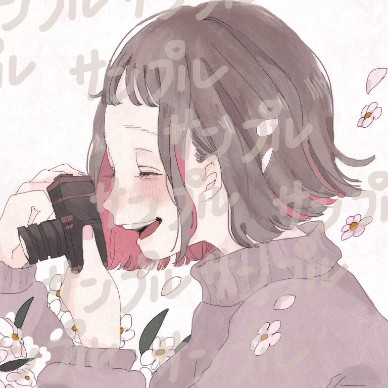 アイコンイラストを描きます デジタルを用いてふんわりした雰囲気を！優しい絵柄が好きな方に イメージ3