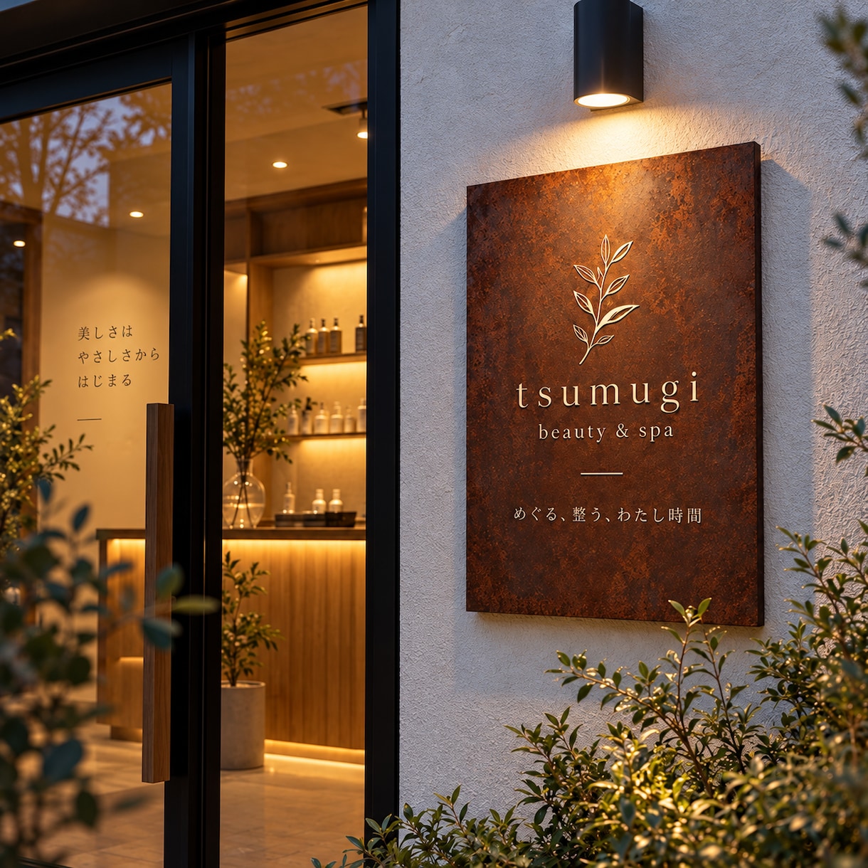 錆鉄の店舗ロゴ看板をオーダー製作しますます 自然な錆の表情を生かした、世界に一つの店舗サイン イメージ6