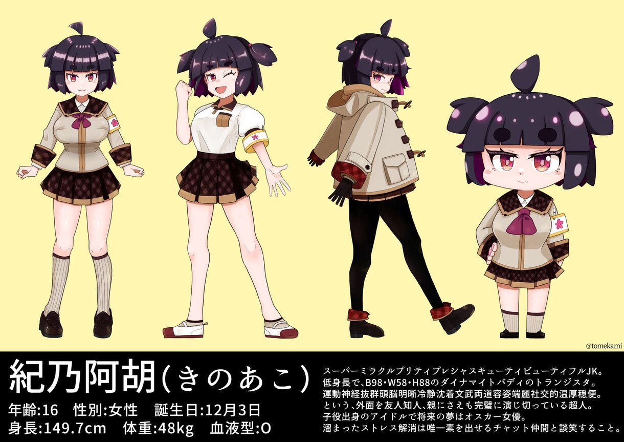 アイコン、立ち絵、三面図までキャライラスト描きます オリジナルから版権まで、あなた好みのキャライラスト描きます イメージ9