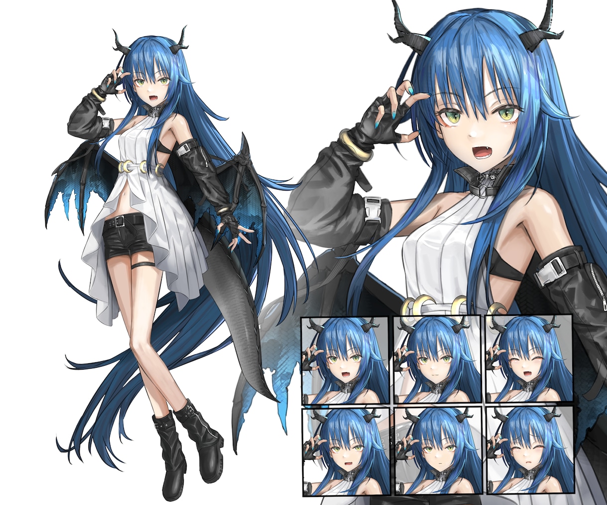 キャラクターデザイン 立ち絵 アイコン作成します 立ち絵 ゲーム用立ち絵 アイコン 作成します イメージ1