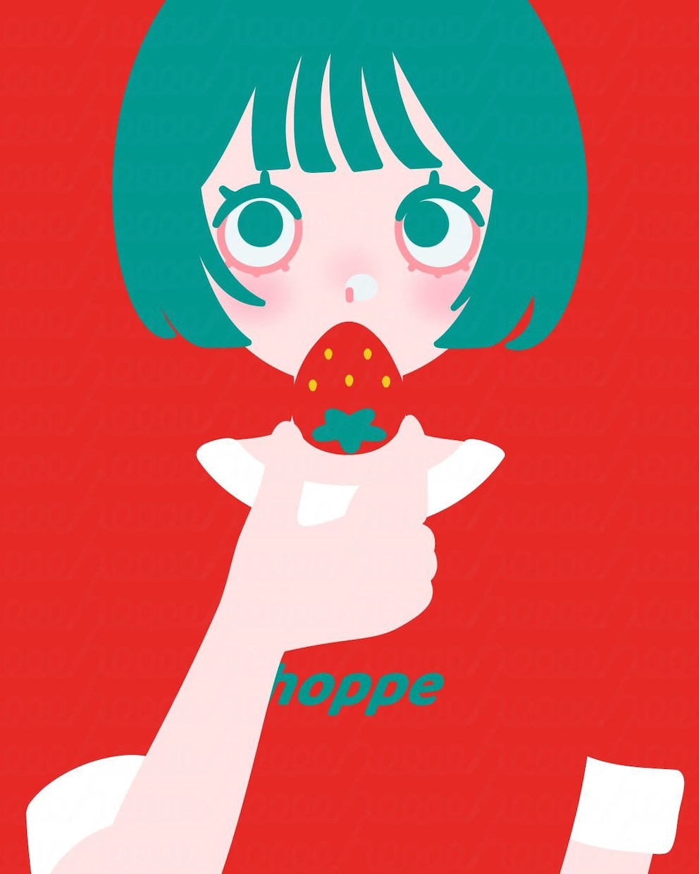 レトロポップで印象的なイラスト制作いたします 主線なし×鮮やかな配色で、アイコン・グッズで個性をだします イメージ8