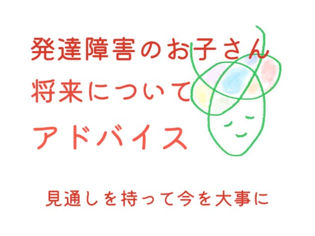 発達障害の子どもの将来についてアドバイスします この子の将来どうなるの？見通しを持って気持ちのゆとりを イメージ1