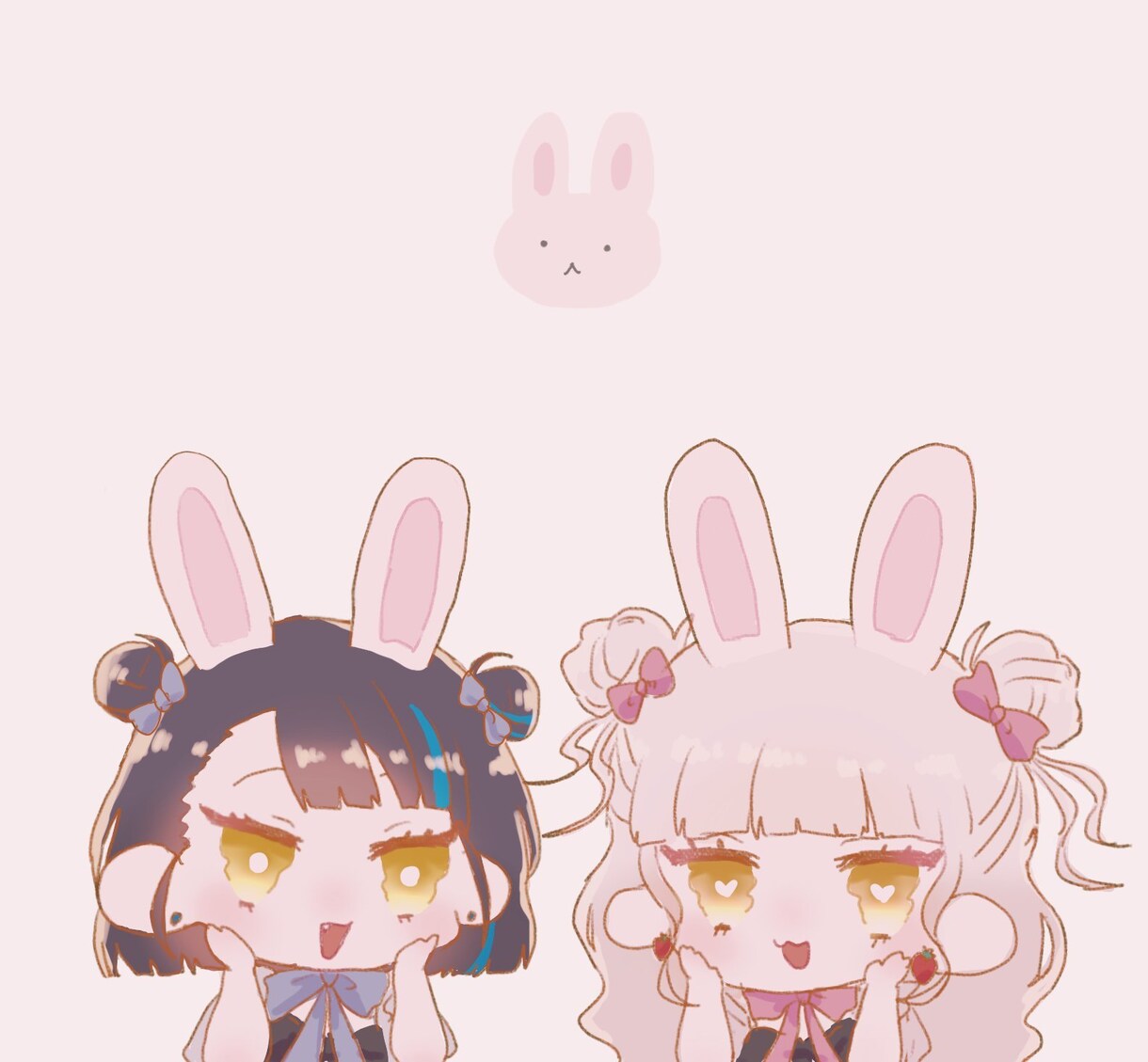 ゆめかわ♡デフォルメアイコン作成します ふわふわかわいいアイコンを描かせて頂きます♡ イメージ1