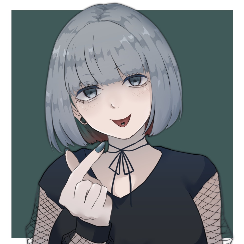 SNS用のアイコン描かせていただきます 特に得意なのは闇を抱えてそうな女の子！ イメージ4