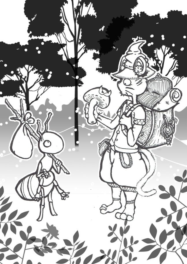 密画っぽいもの描きます 他にはない画風をあなたに！ごちゃごちゃ系が好きな人はぜひ！ イメージ4