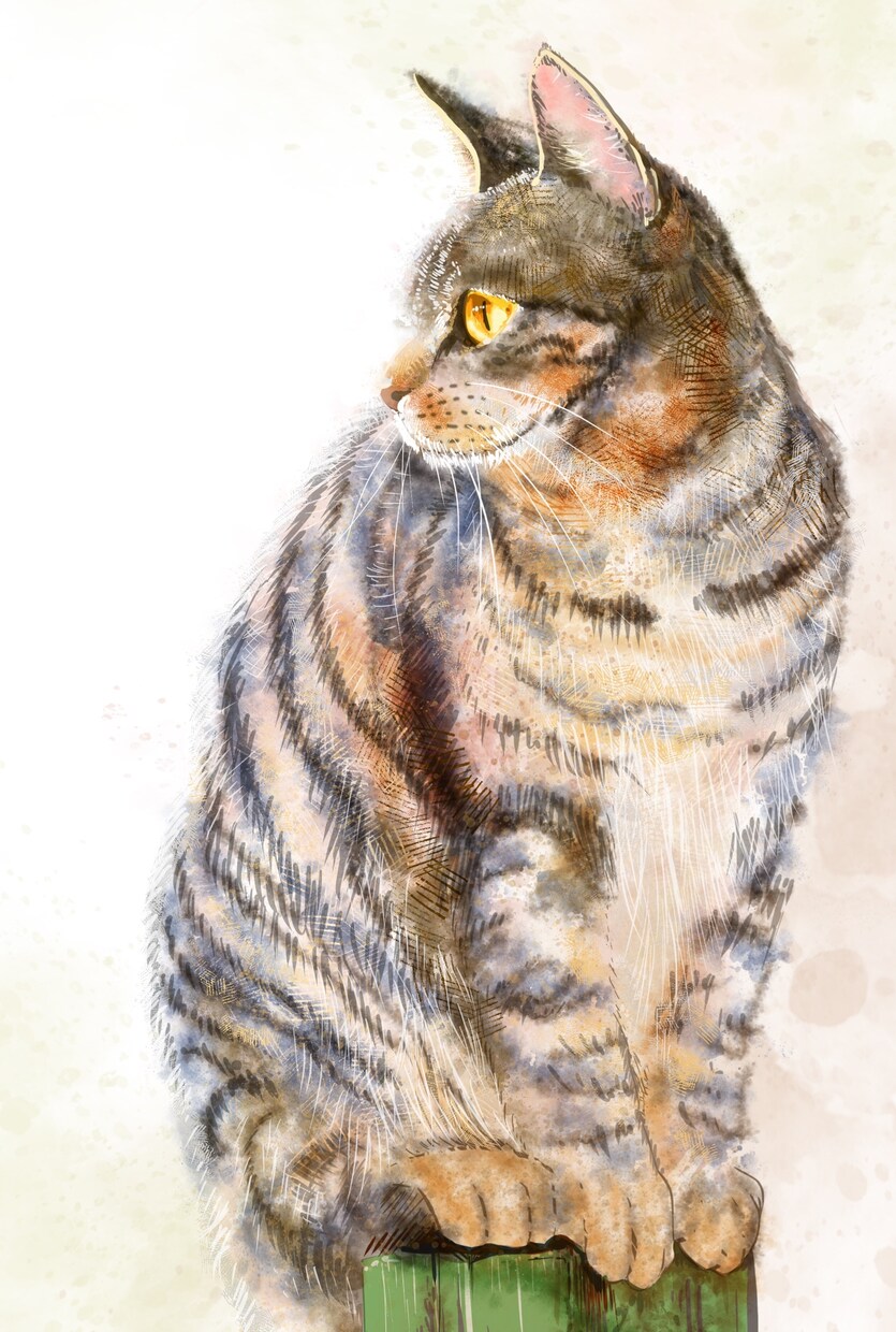 動物イラストを一つ一つ丁寧に描き上げます 自分や身近な人のペットの可愛いイラストが欲しい方へ イメージ3