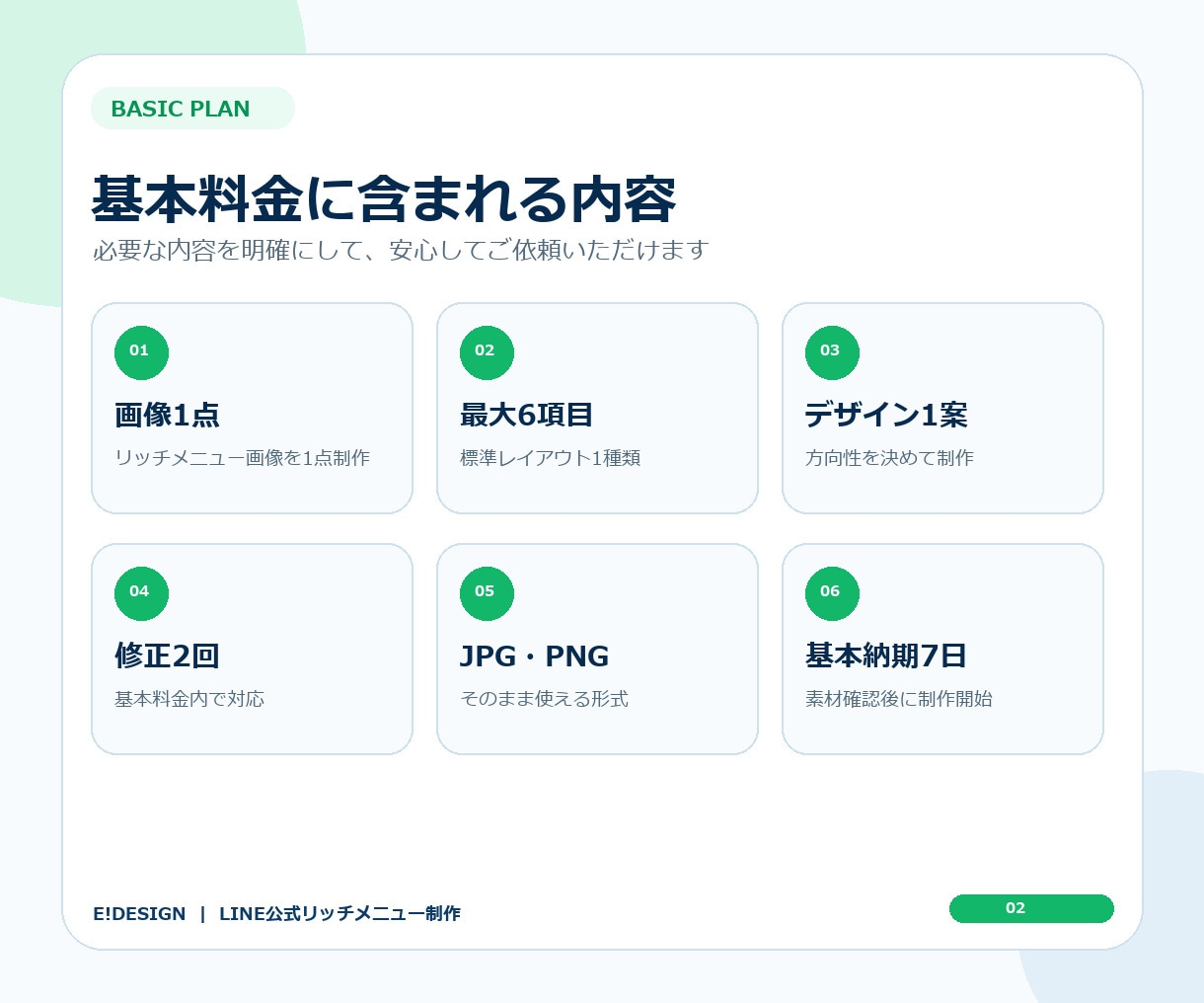 LINE公式のリッチメニューをデザインします 店舗に合わせて見やすく押しやすい導線を制作 イメージ2
