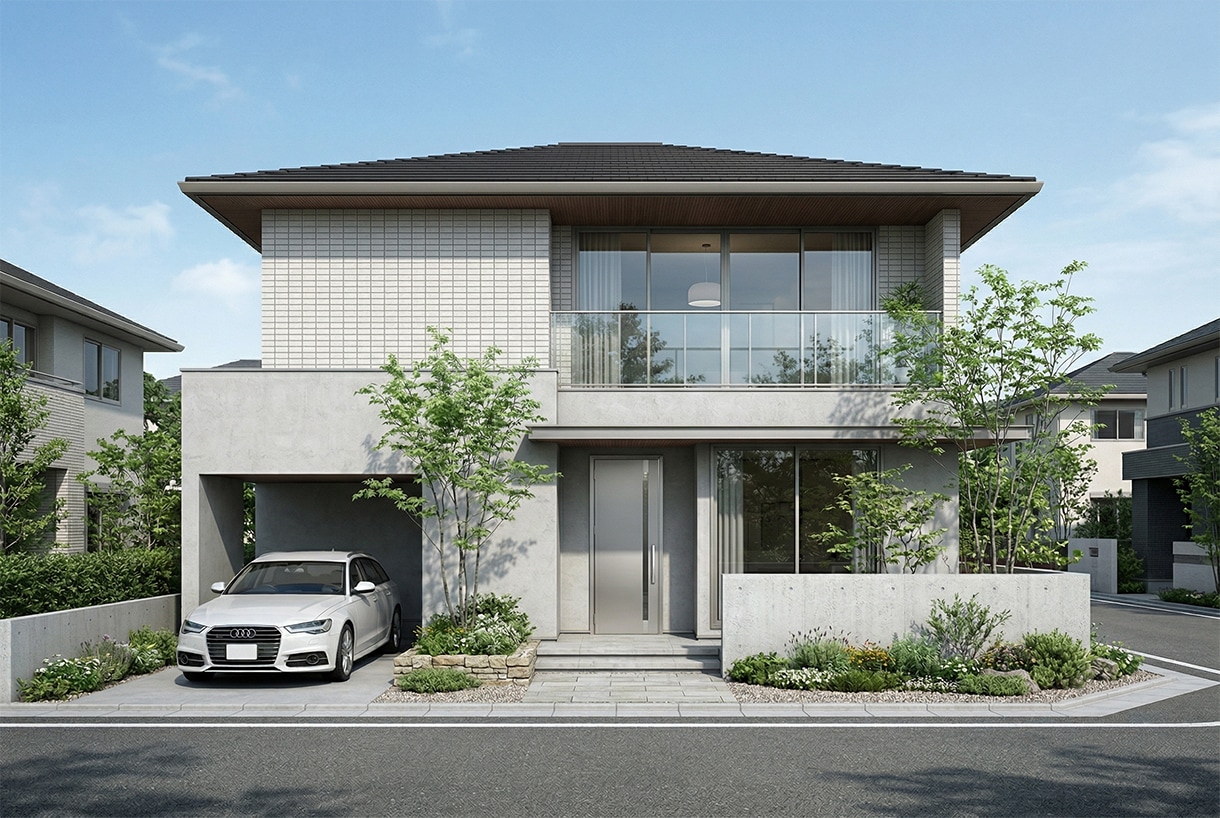 住宅の魅力を引き出す建築外観パース制作します 高品質・低価格な住宅外観パース イメージ4