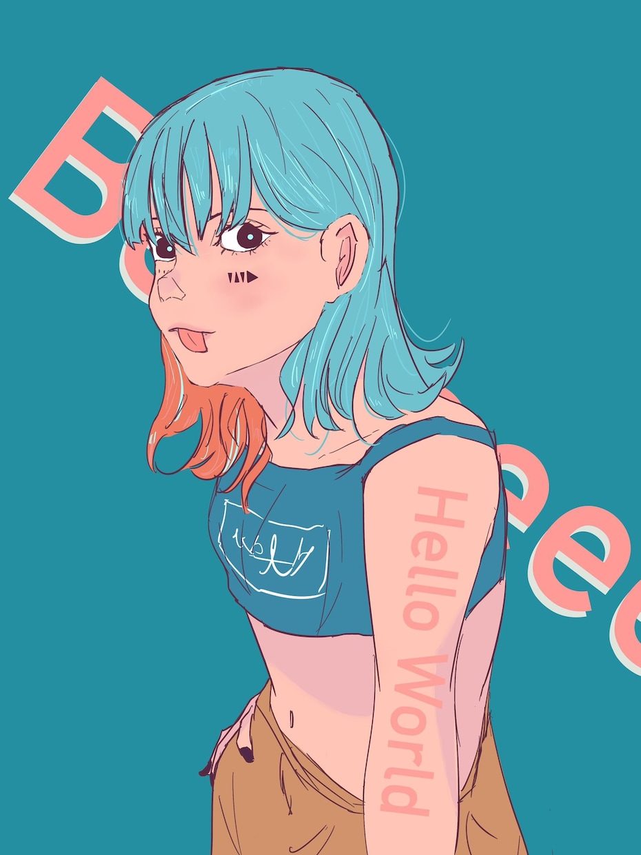 ちょっとオシャレなイラスト・アイコン描きます ご要望に添えるように頑張ります！ イメージ2