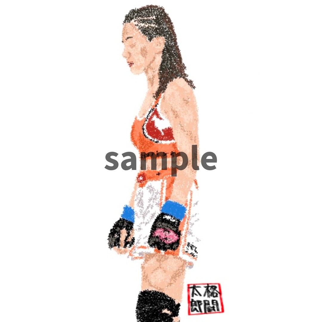 格闘太郎タッチで迫力あるイラストを描きます 写真から“格闘太郎風”にカッコよく再現！ イメージ4