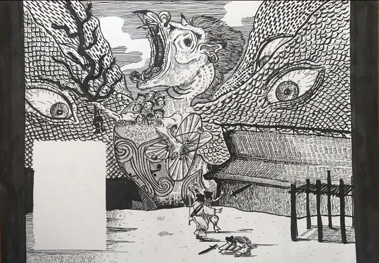 可愛いから怖いまで！妖怪描きます 現役美術科大学生のオーダーメイドアナログイラスト！！ イメージ5