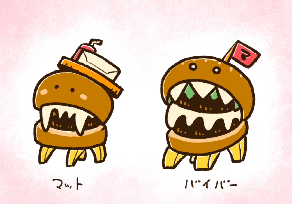 食べ物モチーフのキャラクターアイコンを描きます オヤツ、ご飯をデフォルメキャラクター化してアイコンに☆ イメージ4