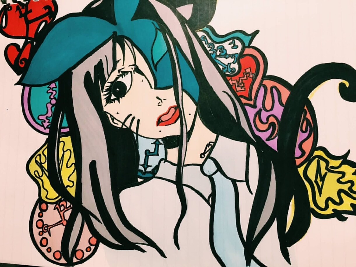 個性的なアートイラストを提供します レトロでポップ、幻想的なイラストの世界へ。 イメージ1