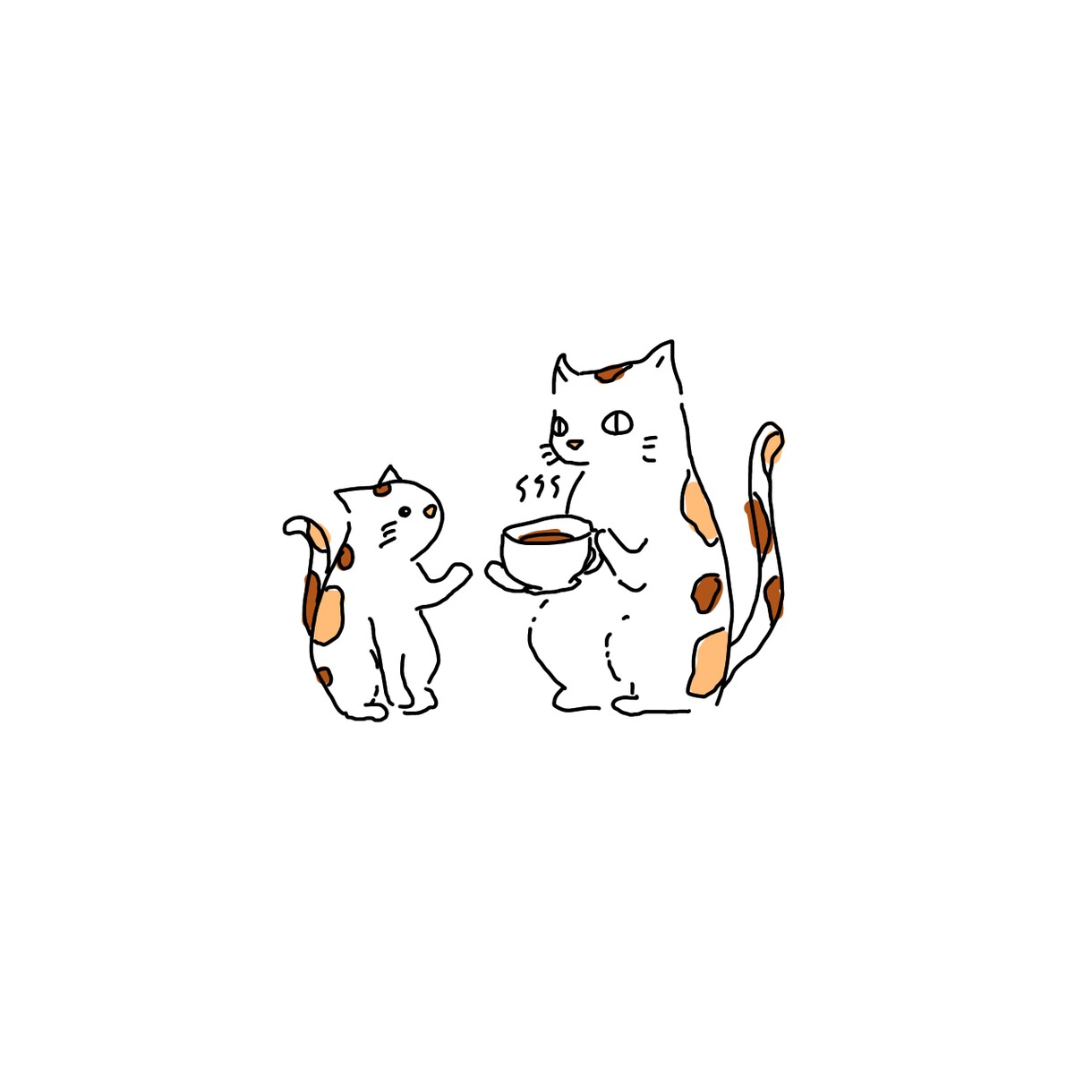 シンプルかつシュールでかわいいイラストを提供します LINEやInstagramのアイコン、お店のロゴに！ イメージ6