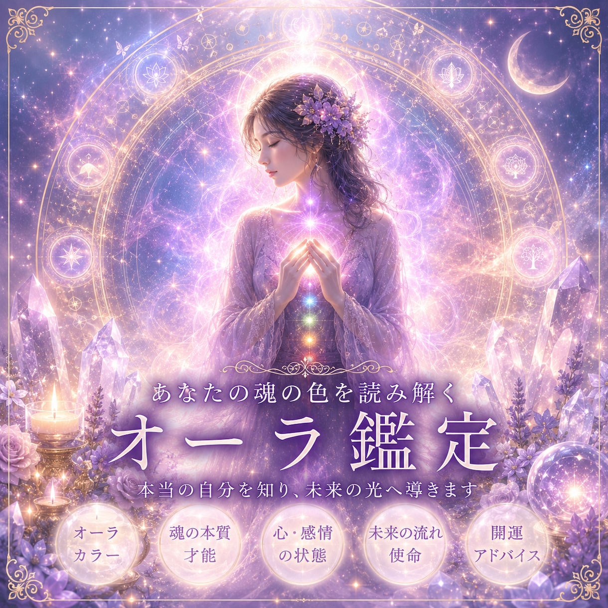 オーラからあなたの才能と使命を鑑定します あなたの魂の色には意味があります イメージ1
