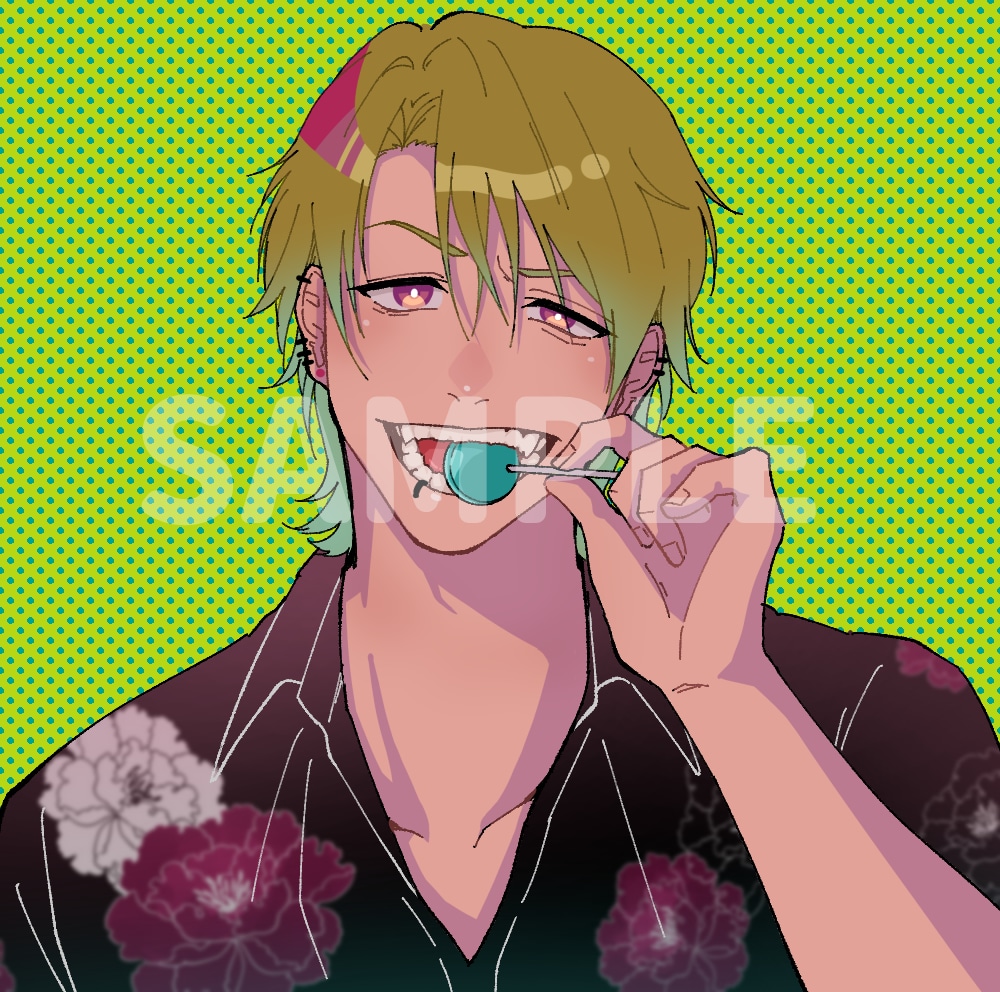 最短5日⭐︎ＳＮＳアイコンお描きします あざと可愛い女の子からカッコいい男性キャラまで幅広く描きます イメージ6