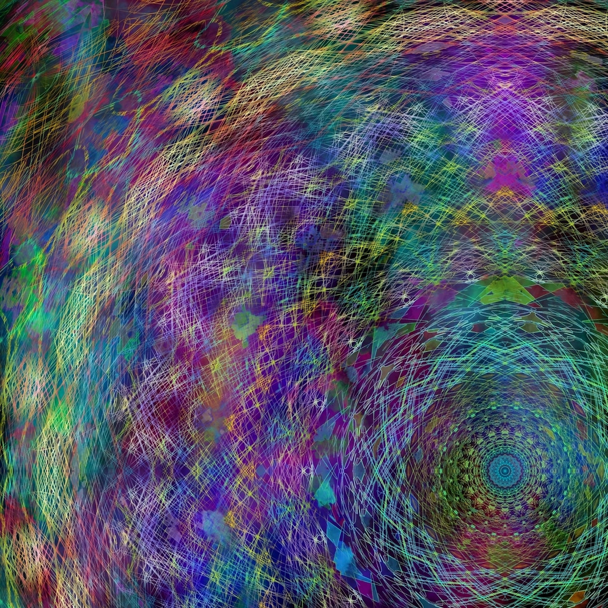 カオスでサイケな絵をあげます カオスでサイケデリックなアート。 イメージ6