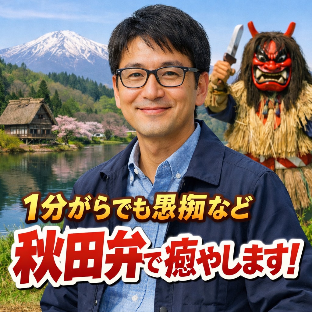落ち着いた男性が秋田弁で愚痴聞ぎます 優しく丁寧に対応いたしますね！ イメージ2