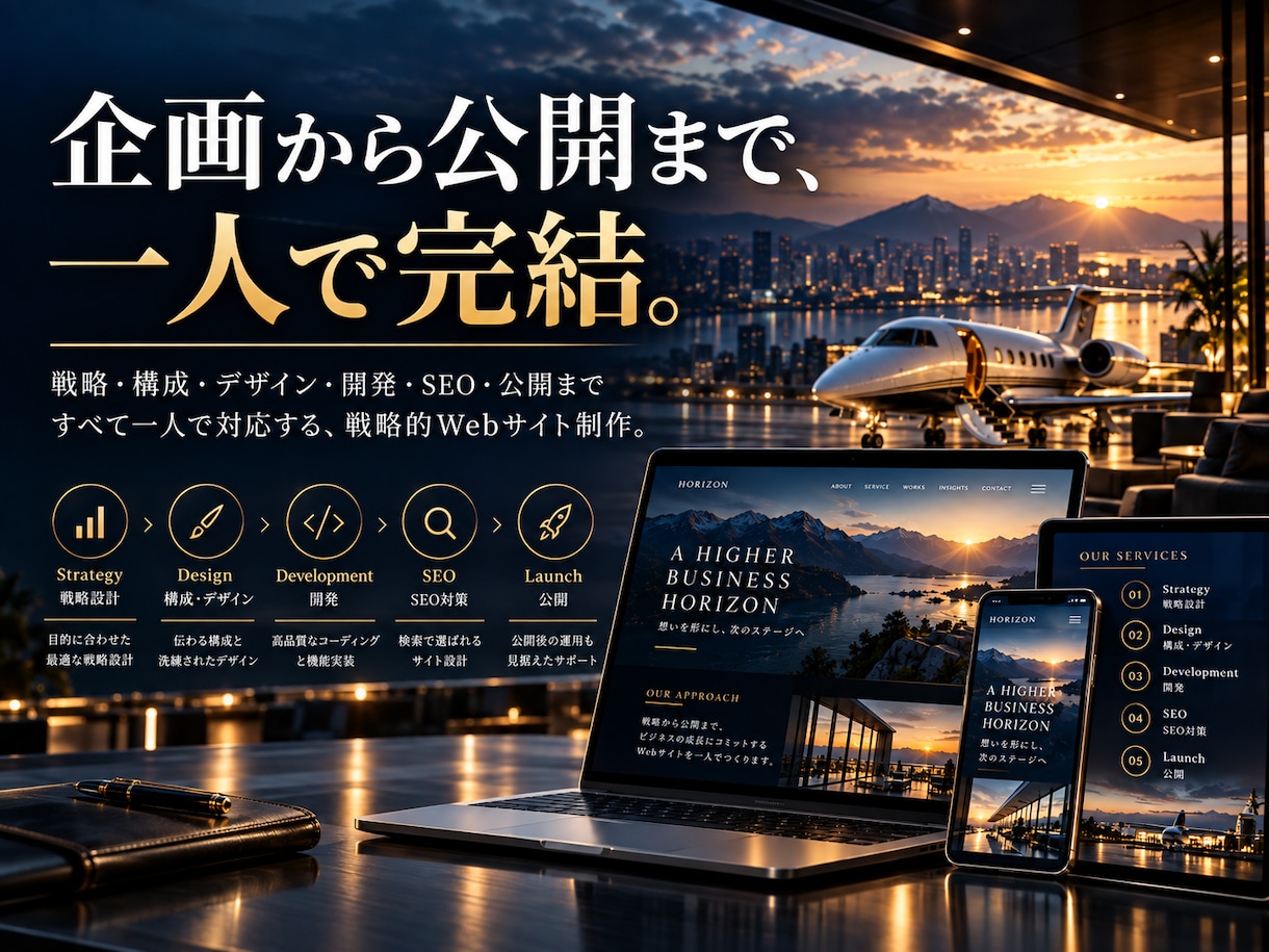 事業を伸ばすWebサイトを一気通貫で制作します 特急対応可！事業戦略・設計・開発・SEO・公開まで丸ごと対応 イメージ2