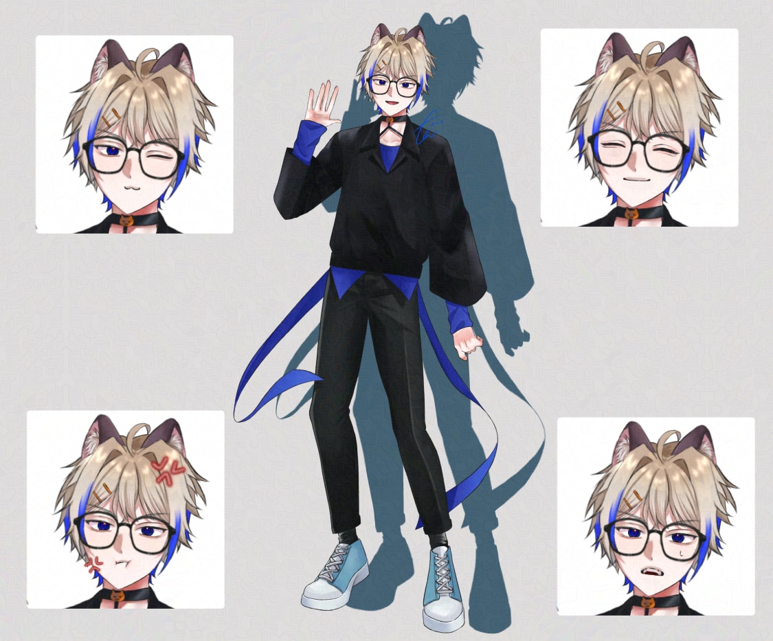 貴方だけの立ち絵やキャラクター作成を行います 可愛い子もかっこいい子も両方かけます！ イメージ2