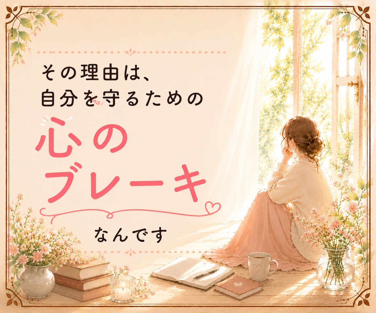 行動できないのは怠けじゃない｜原因を探します あなたの心のブレーキを一緒に見つけます イメージ5