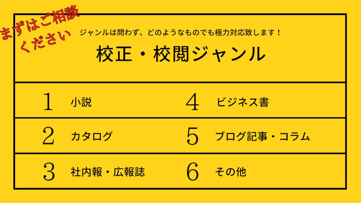1文字0.5円！ 長文を美しく校正・校閲します マスコミでの実績のある有資格の校正者による文章サポート！ イメージ2