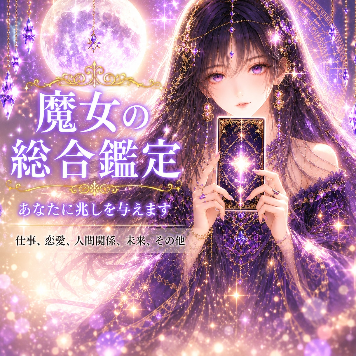 魔女の総合鑑定。あなたに兆しを与えます 仕事、恋愛、人間関係、未来、その他 イメージ1