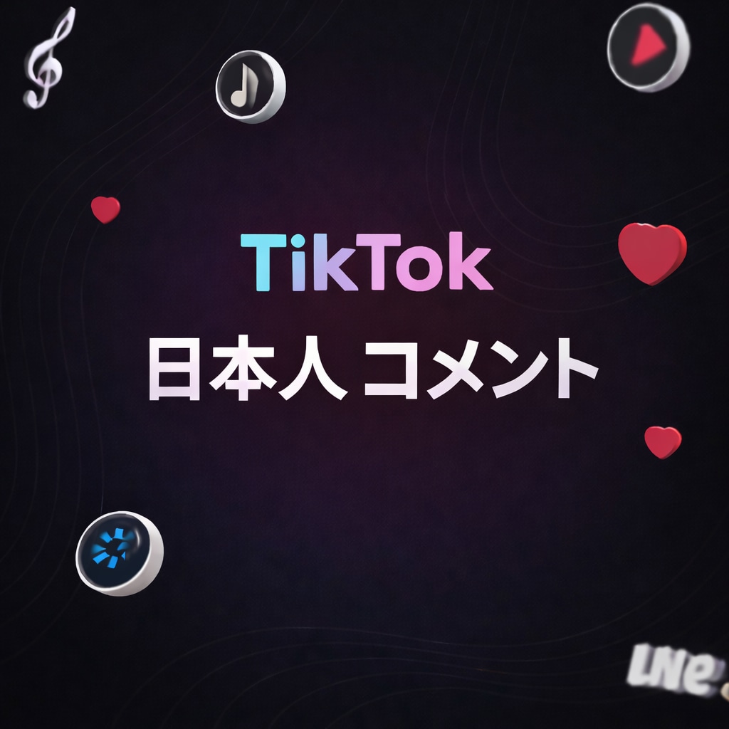 TikTok 日本人 コメント ＋15件増やします 日本人アカウントから手動で＋15コメント増やす拡散 イメージ1