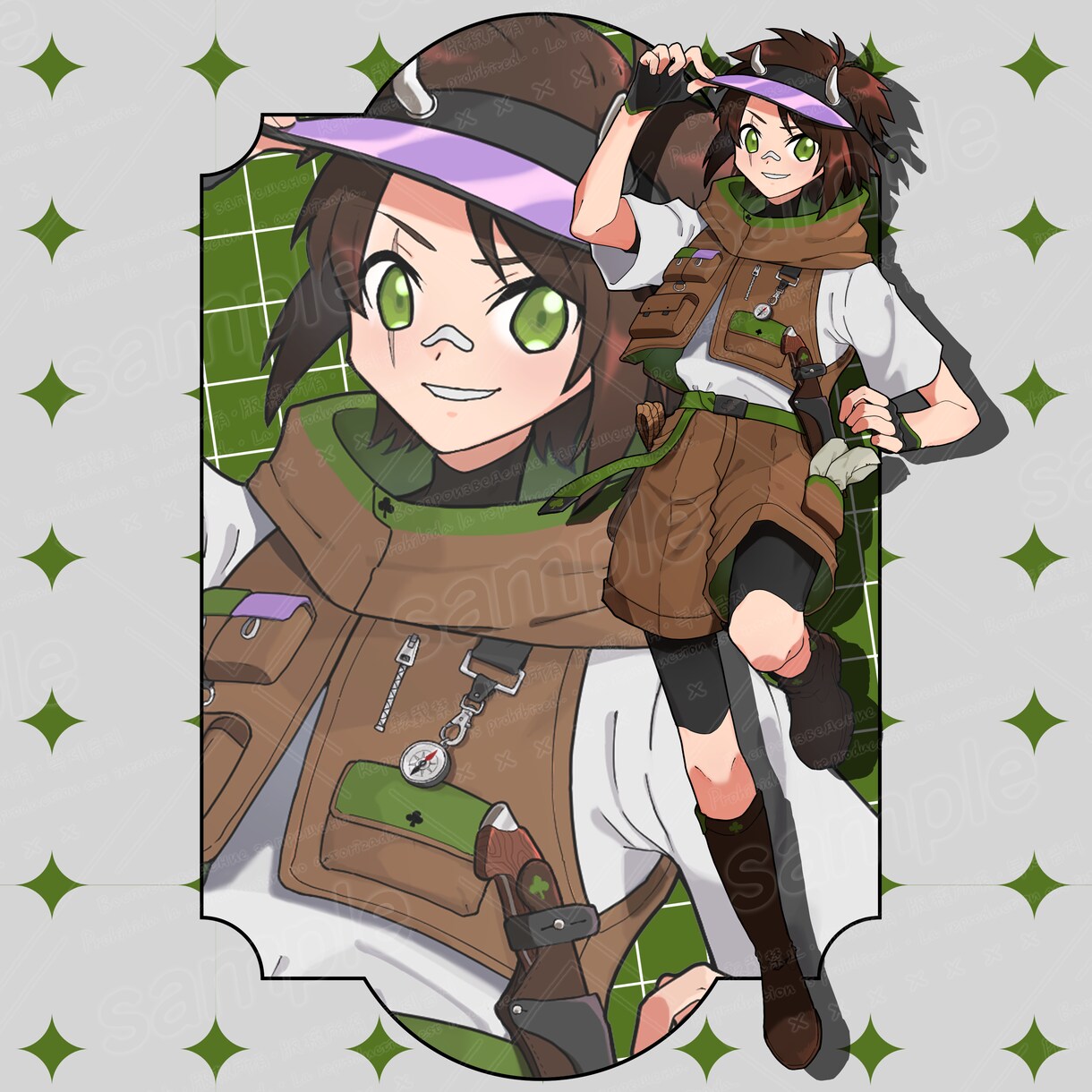 TRPGにおすすめの立ち絵をお描きします 頭からつま先まで！全身立ち絵5000円ぽっきり！ イメージ1