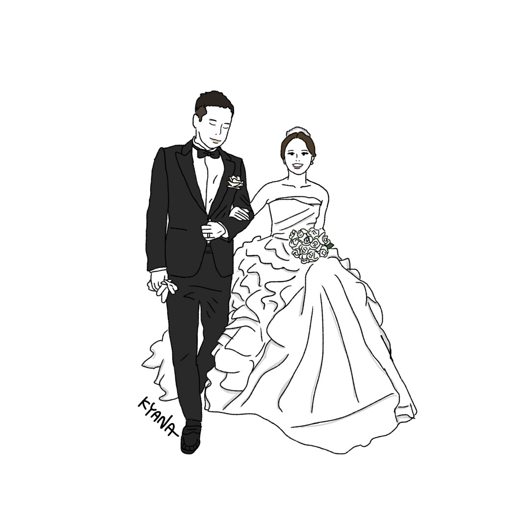 写真からシンプルな似顔絵イラストかきます SNSアイコンやハガキ、結婚式等でご使用頂けます！ イメージ3