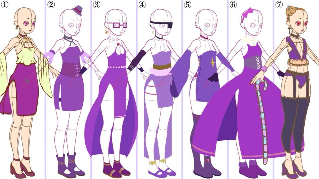 衣装×サキュバス×かわいいを描きます 個人的に楽しむキャラクターを届けます！ イメージ1