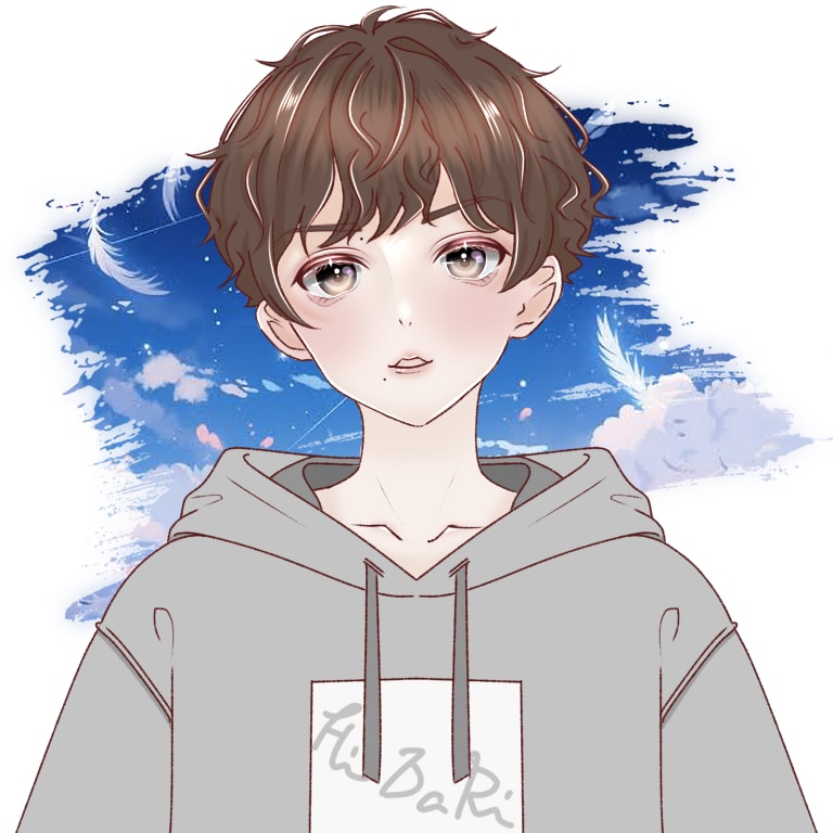 早期対応可◎キラキラしたイラストお描きします SNSアイコンに向いていてます！(等身別途料金) イメージ3