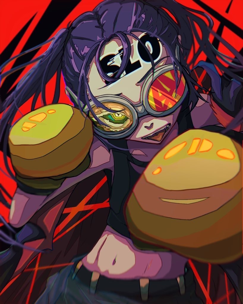 毒々しい女性イラストを描きます バストアップの女性キャラを描きます イメージ2