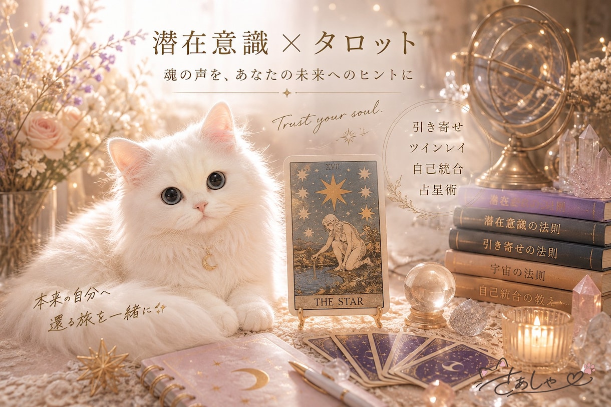 潜在意識×タロットでご相談内容を読み解きます 迷いをほどき、本来の自分らしい生き方へ イメージ1