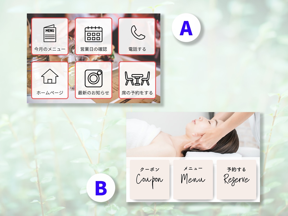 LINEリッチメニュー作成いたします LINE公式の運用経験あり！リッチメニューの設置代行も可 イメージ3