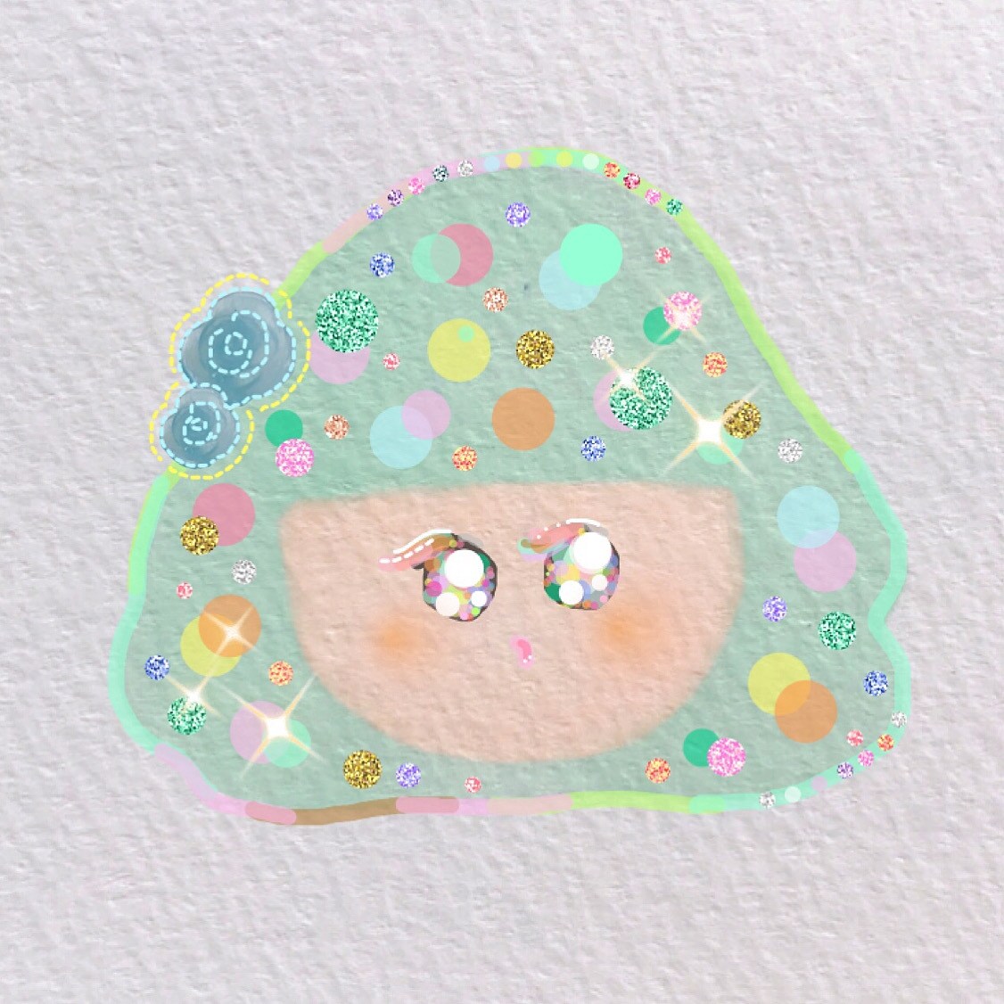 きらきらおめめのアイコンをお作りいたします 宝石のようなイラストをお届けいたします♡ イメージ2