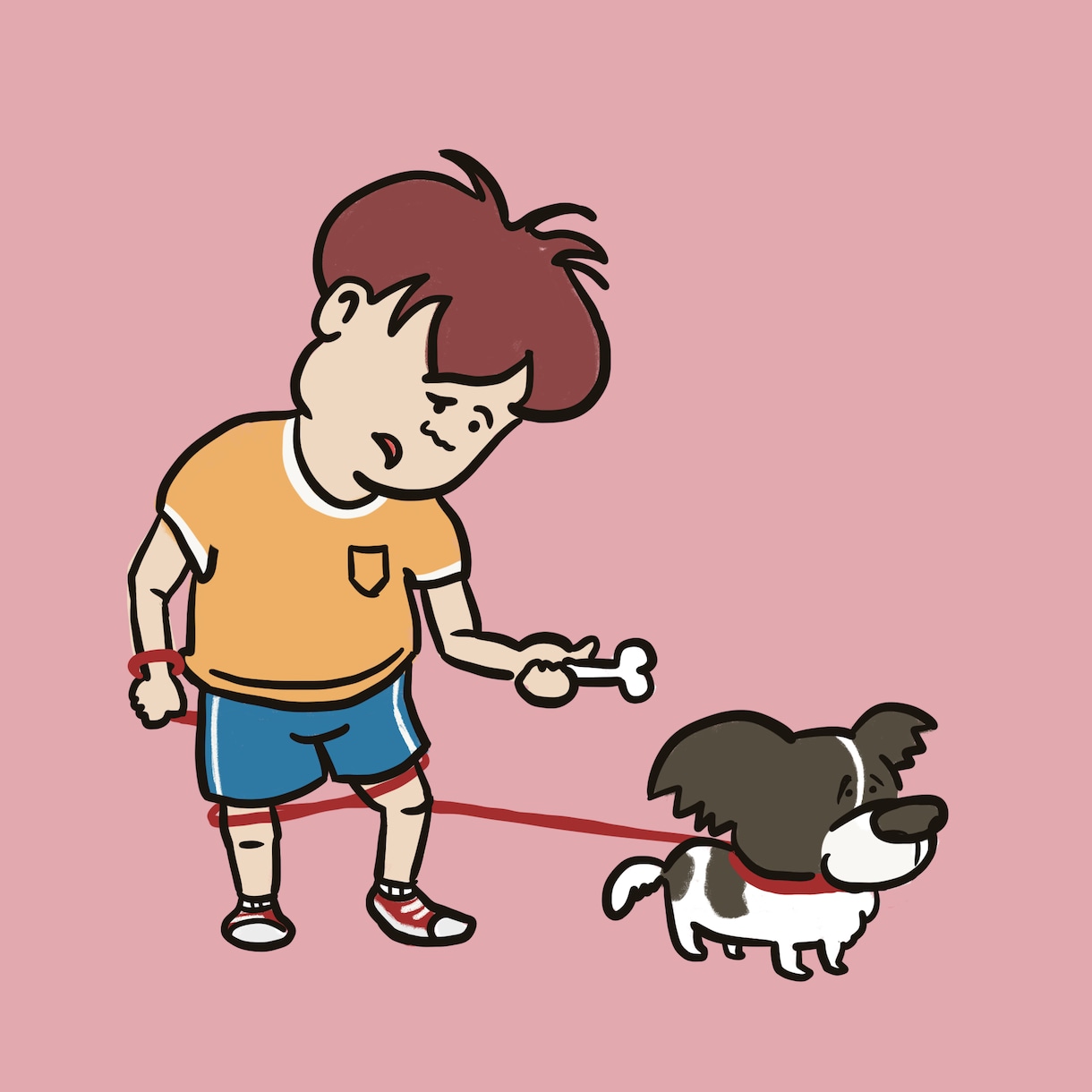 商用OK!!温かみあるユニークなイラスト作成します 人物/動物どちらでも！物語が伝わるほっこりユニークなイラスト イメージ2